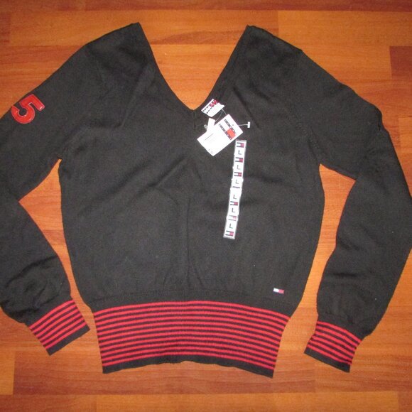 TOMMY HILFIGER Sexy Preppy Sweater - Large - NEW - Picture 8 of 8